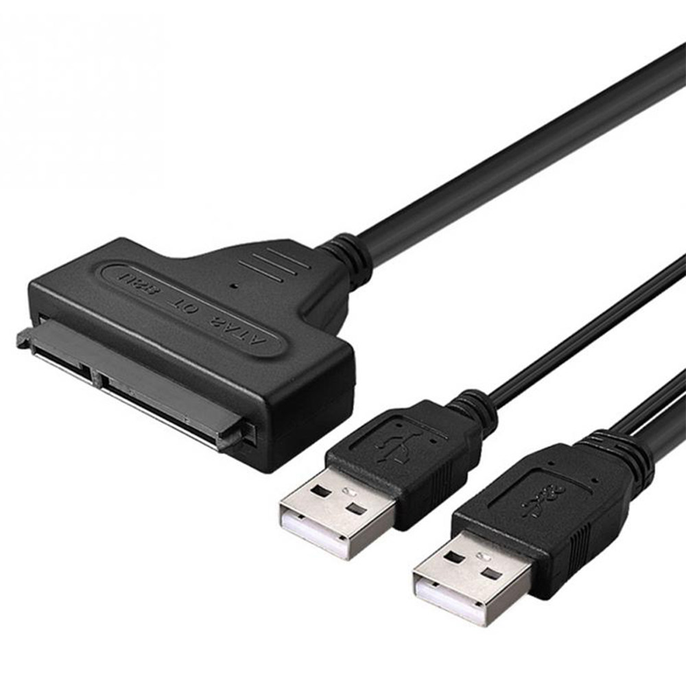 

Computer Hard Driver Connection Cables 2.5' 22P 2.0 USB to SATA Cable Serial ATA Adapter For HDD/SSD Laptop Hard Drive