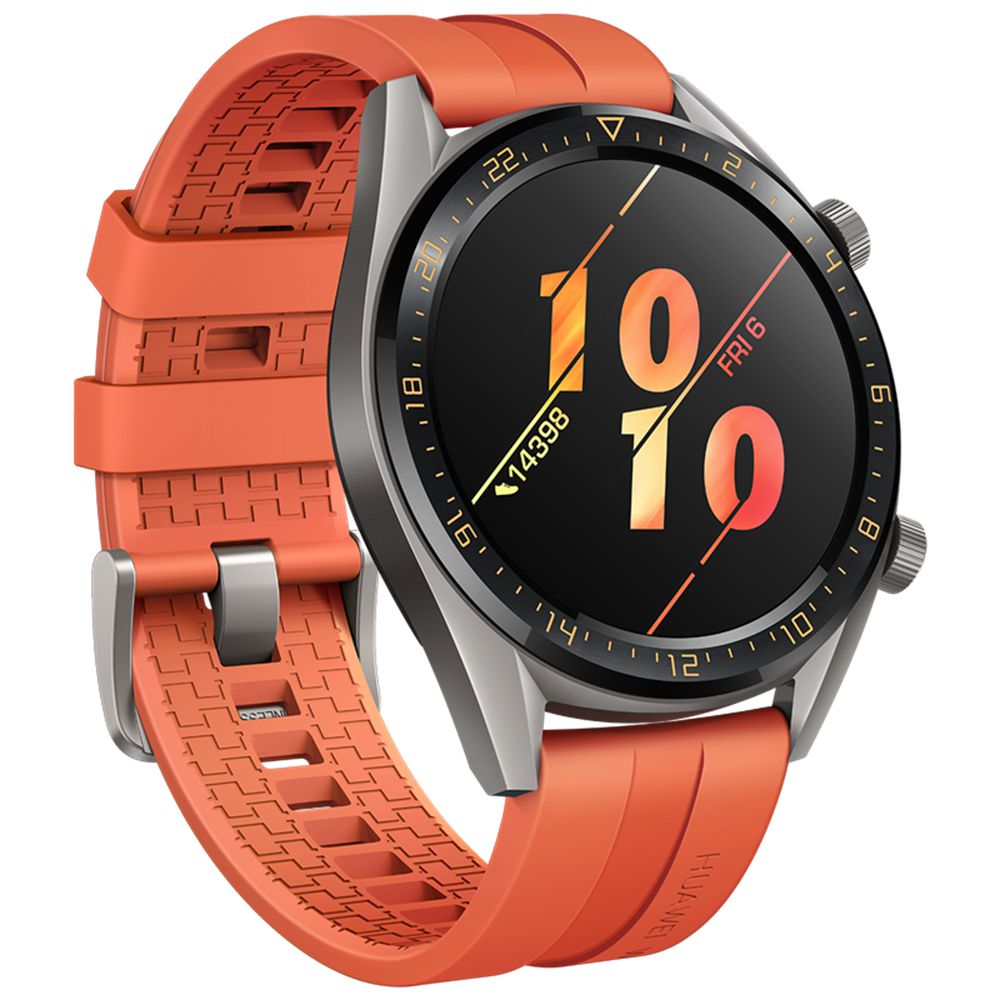 

HUAWEI WATCH GT Active Sports Smartwatch 1.39 Inch AMOLED Colorful Screen Heart Rate Monitor Built-in GPS - Orange