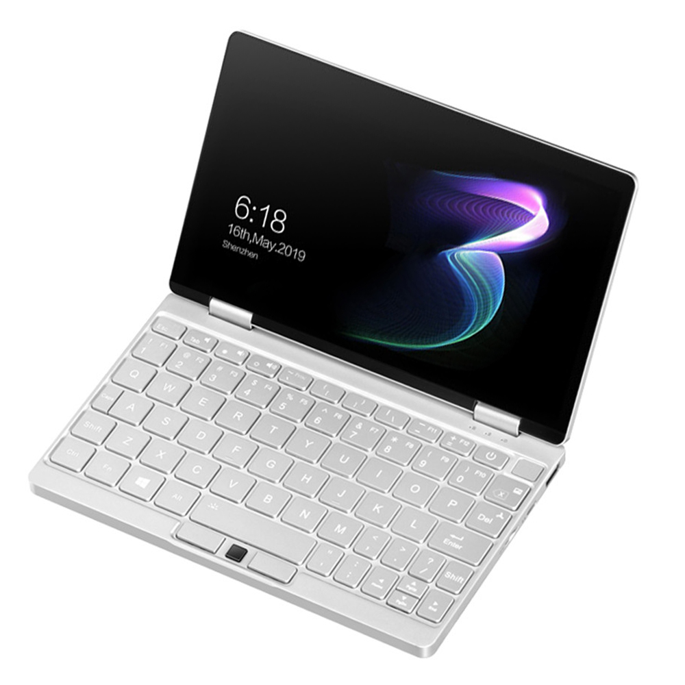 One Netbook One Mix 3 Yoga Pocket Laptop Intel Core M3-8100Y Dual-Core 8.4&quot; IPS Screen 2500*1600 Touch ID Windows 10 8GB DDR3 256GB PCI-E SSD - Silver