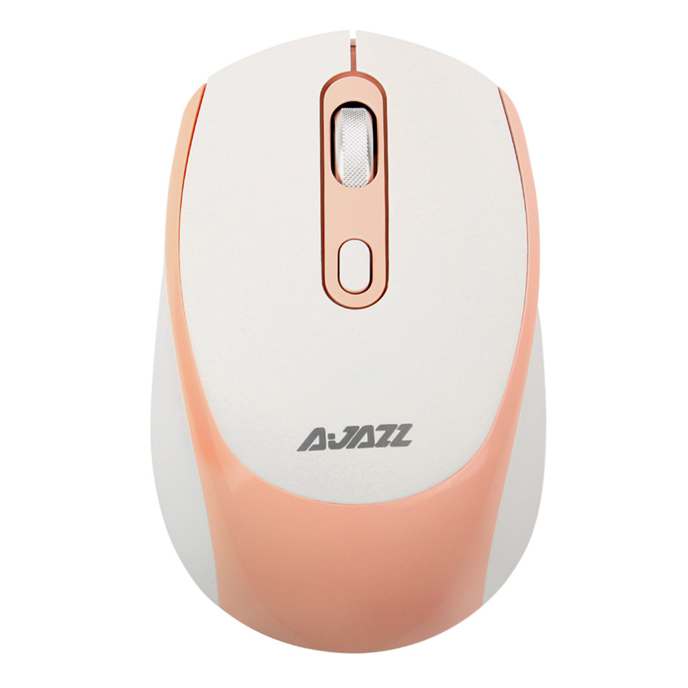 

Ajazz 120I 1600DPI Adjustable 2.4G Wireless Mouse Office Gamer Ergonomics - Pink