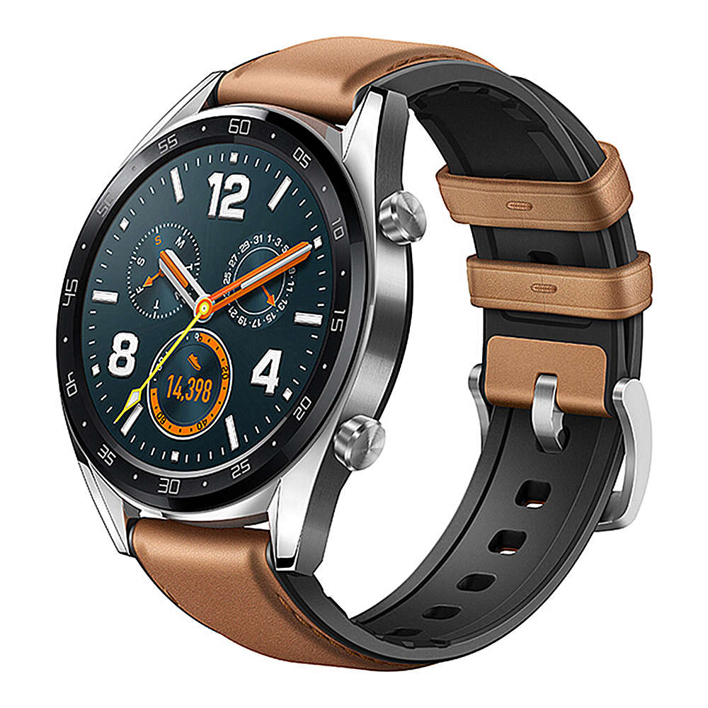 

HUAWEI WATCH GT Sports Smart Watch 1.39 Inch AMOLED Colorful Screen Heart Rate Monitor Built-in GPS - Brown