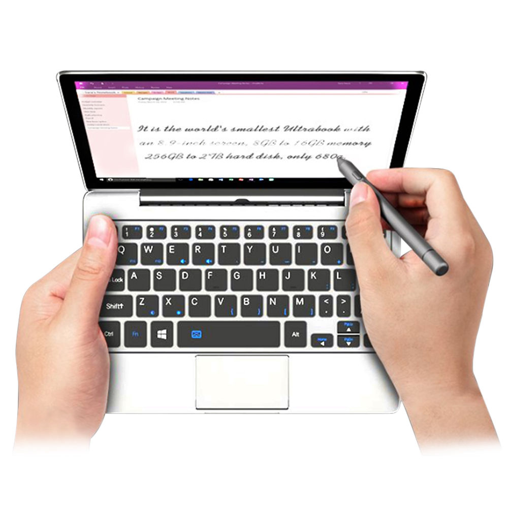 GPD Pocket 2 Max Mini Laptop M3-8100Y 16GB 512GB Gray