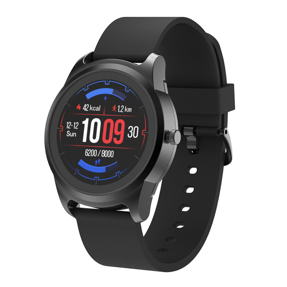 

S28 Smart Watch 1.3 Inch IPS Screen Heart Rate Monitor IP68 Muti-Sports Fitness Tracker - Black