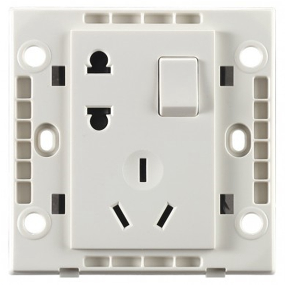 Legrand EN426 Universal Wall Socket with Switch White