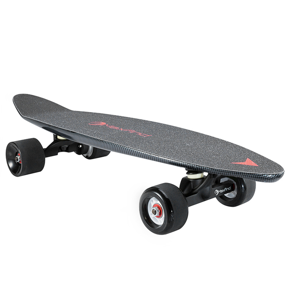 

Maxfind MAX- C Electric Skateboard 27inch Super Mini Waterproof With Wireless Remote Controller-Black