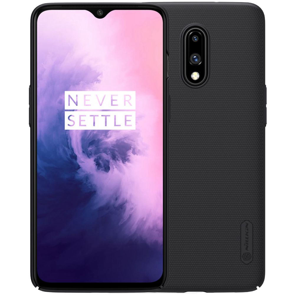 

NILLKIN Hard Phone Case For Oneplus 7 Protective Back Cover - Black