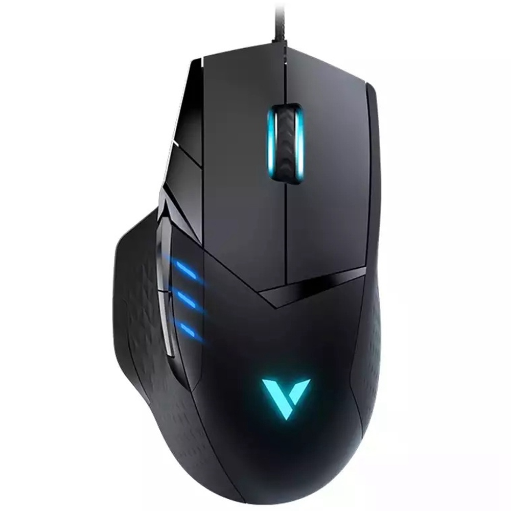 

Rapoo VT300 USB Wired Gaming Mouse 6200DPI Sensor With RGB IR Optical 10 Buttons Programmable Accurate Cursor - Black