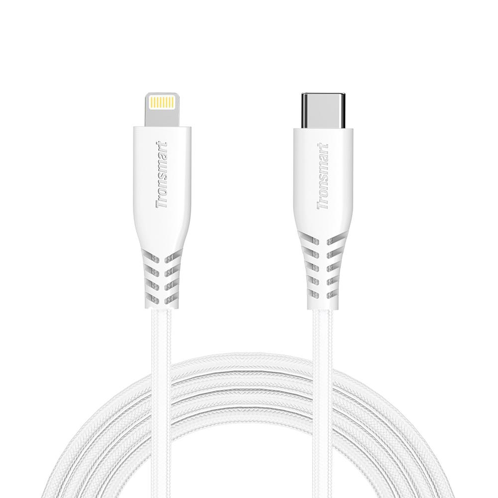 Tronsmart LCC06 USB-C to Lightning Cable White