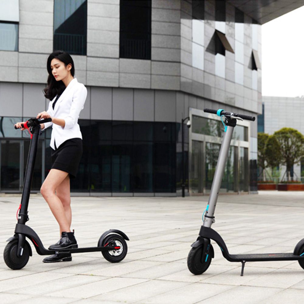 HX X7 Scooter eléctrico plegable 350W Motor Pantalla LCD 3 Modos de velocidad Máx. 25km / h IP54