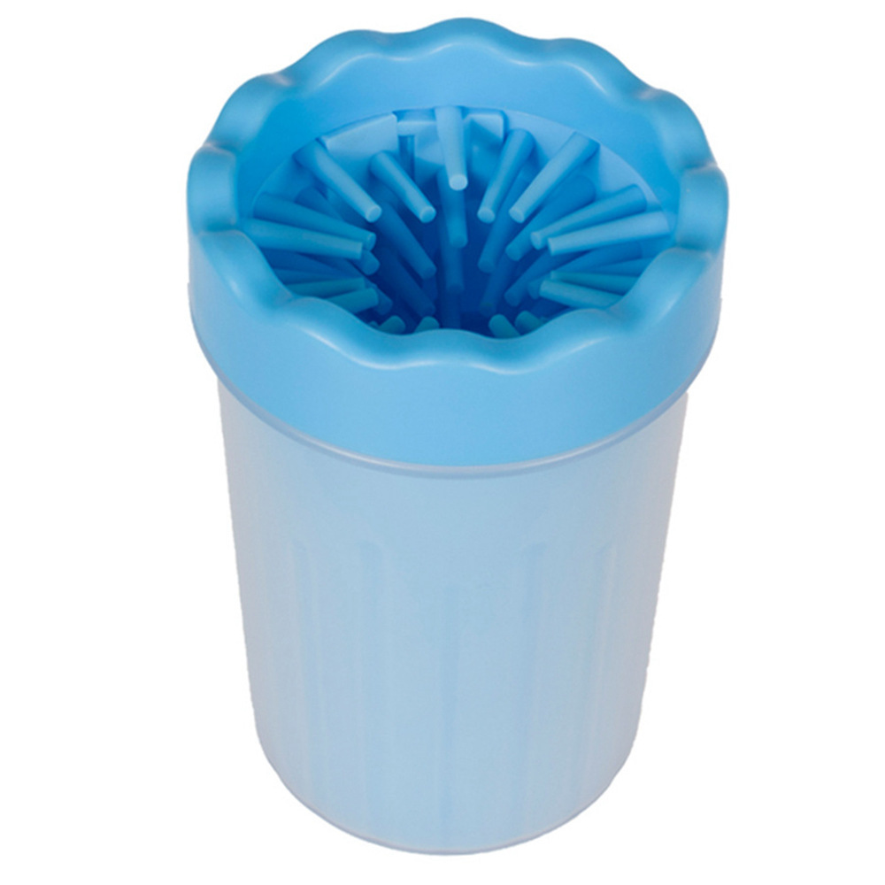 

Paw Washer Cup For Dogs Cats Pet Plastic Cleaning Tool - Size L Blue