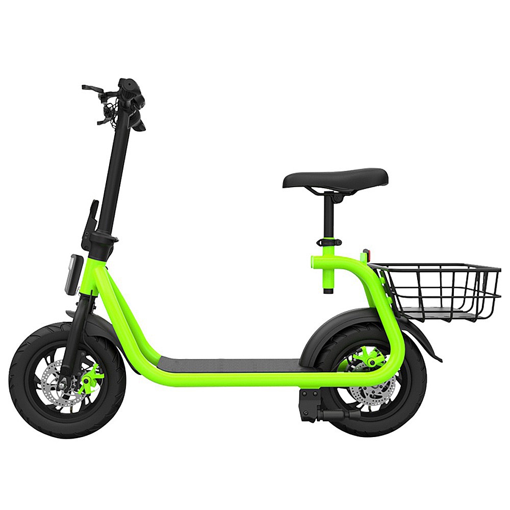 

Eswing M11 Folding Electric Scooter 350W Motor 12 Inch Tire Double Disc Brake System-Green