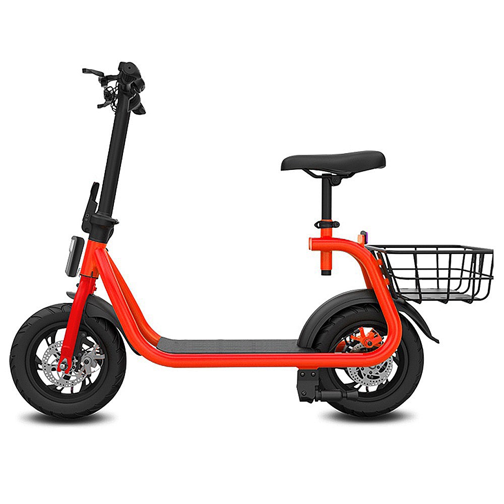 

Eswing M11 Folding Electric Scooter 350W Motor 12 Inch Tire Double Disc Brake System-Red