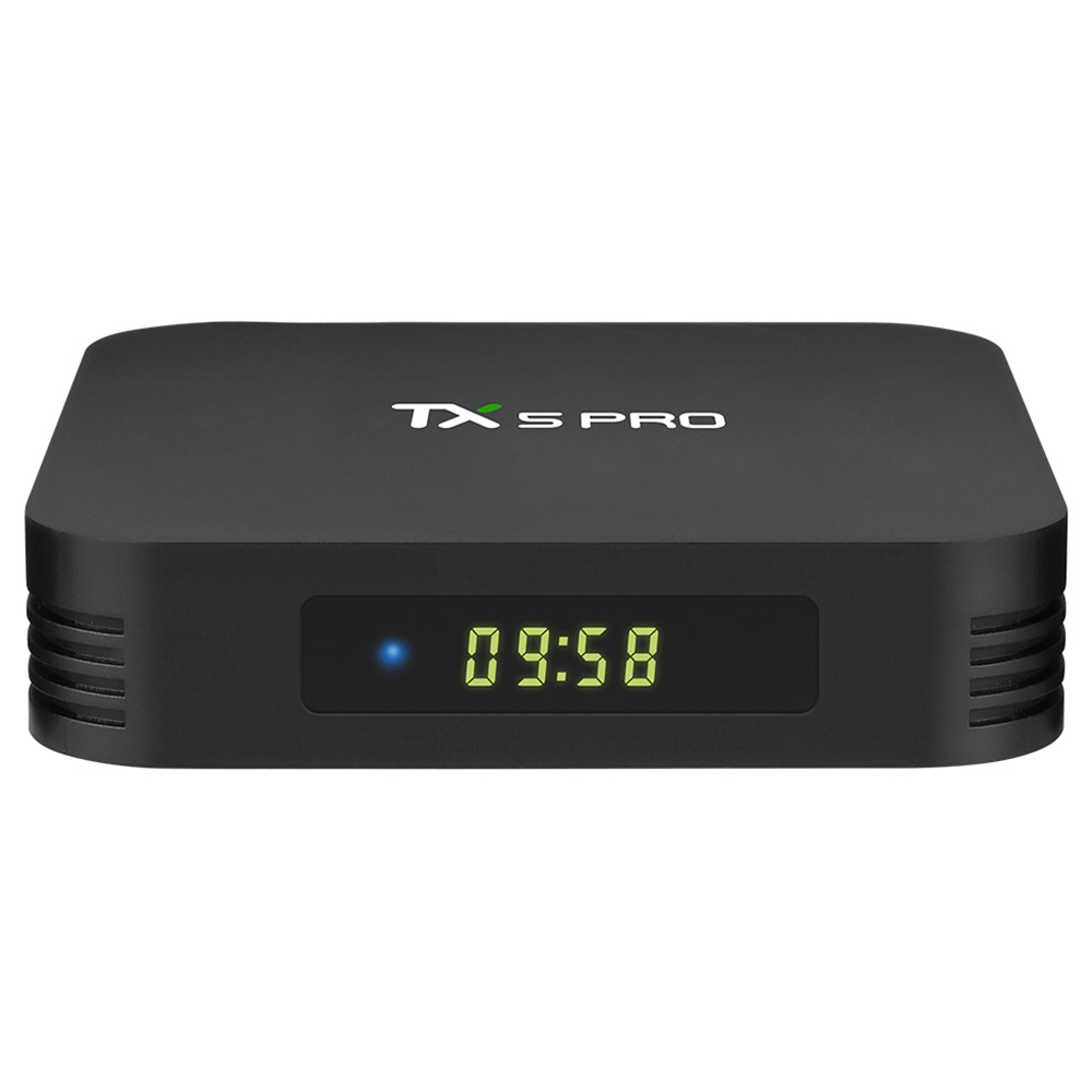 Tanix TX5 Pro Amlogic S905X2 Android 8.1 4GB/32GB TV Box 2.4GHz + 5GHz WiFi Bluetooth 4.1 Support 4K H.265 Media Player - Black