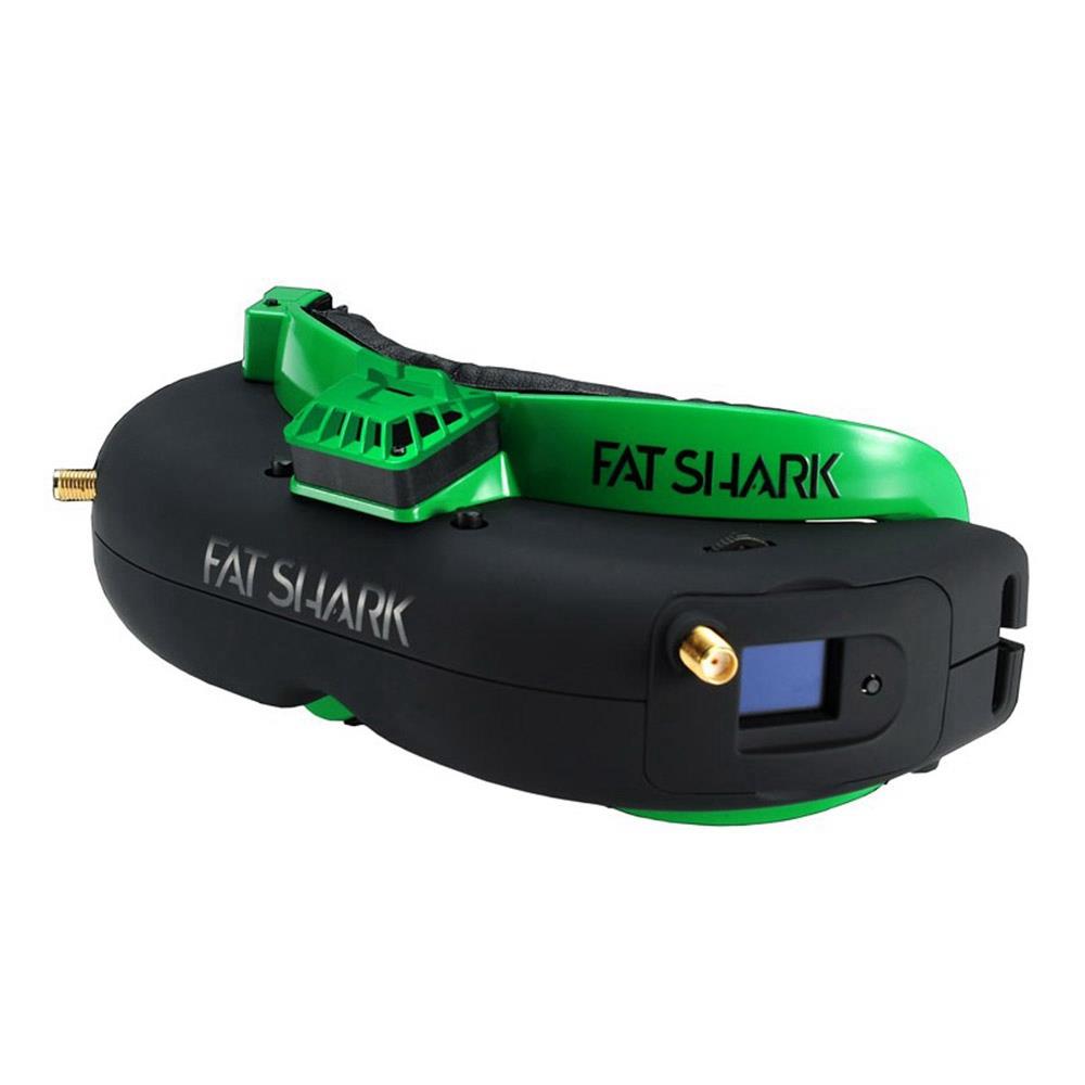 Fat Shark FSV1049 Attitude V5 OLED Headset FPV Goggles Green and Black