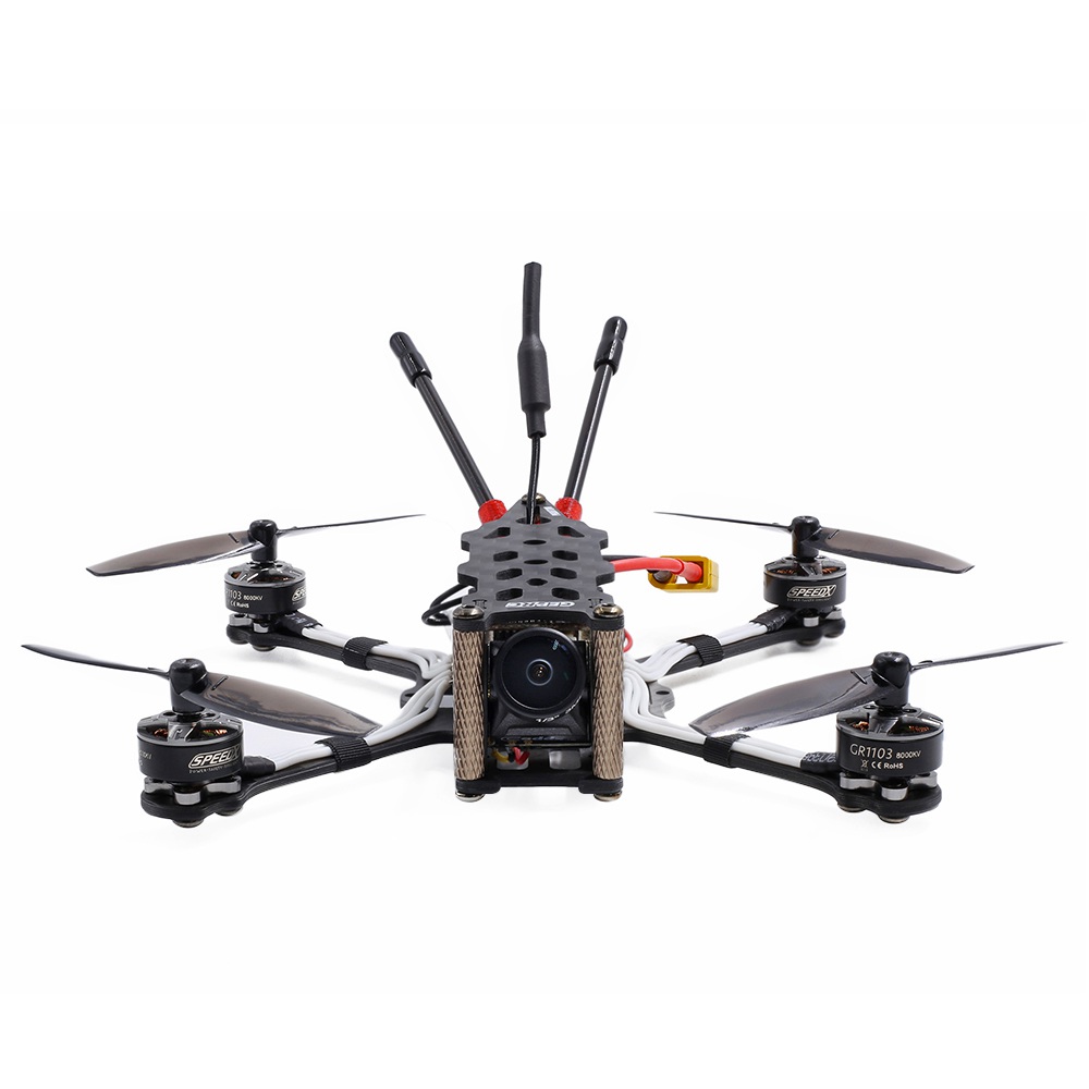 

Geprc Phantom Toothpick 125mm 2-3S FPV Racing Drone With AIO F4 12A FC 5.8g 200mW VTX BNF - Frsky XM+ Receiver