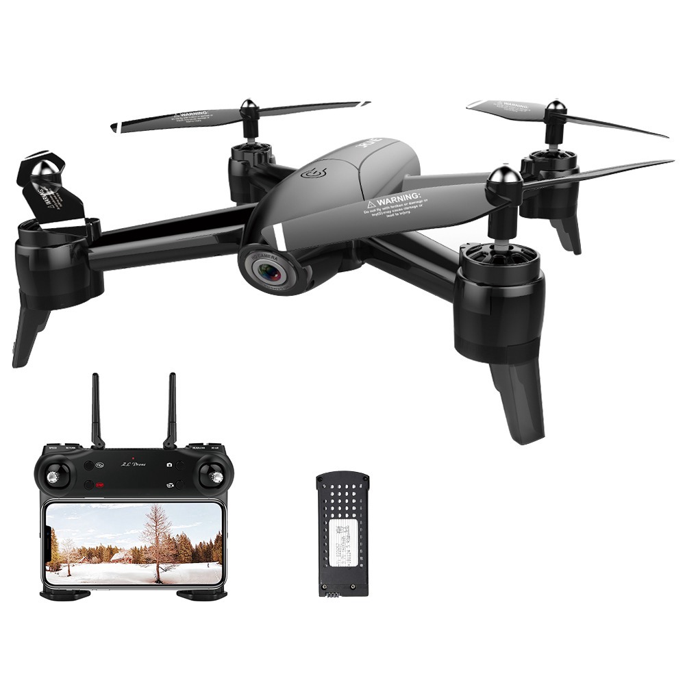 

ZLRC SG106 4K WIFI FPV 22mins Flight Time RC Quadcopter With Dual Camera Switchable - Black Two Batterie