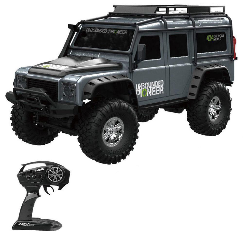 

HB Toys ZP1001 1/10 2.4G 4WD Proportional Control Climbing RC Vehicle Car With LED Light RTR - Gray