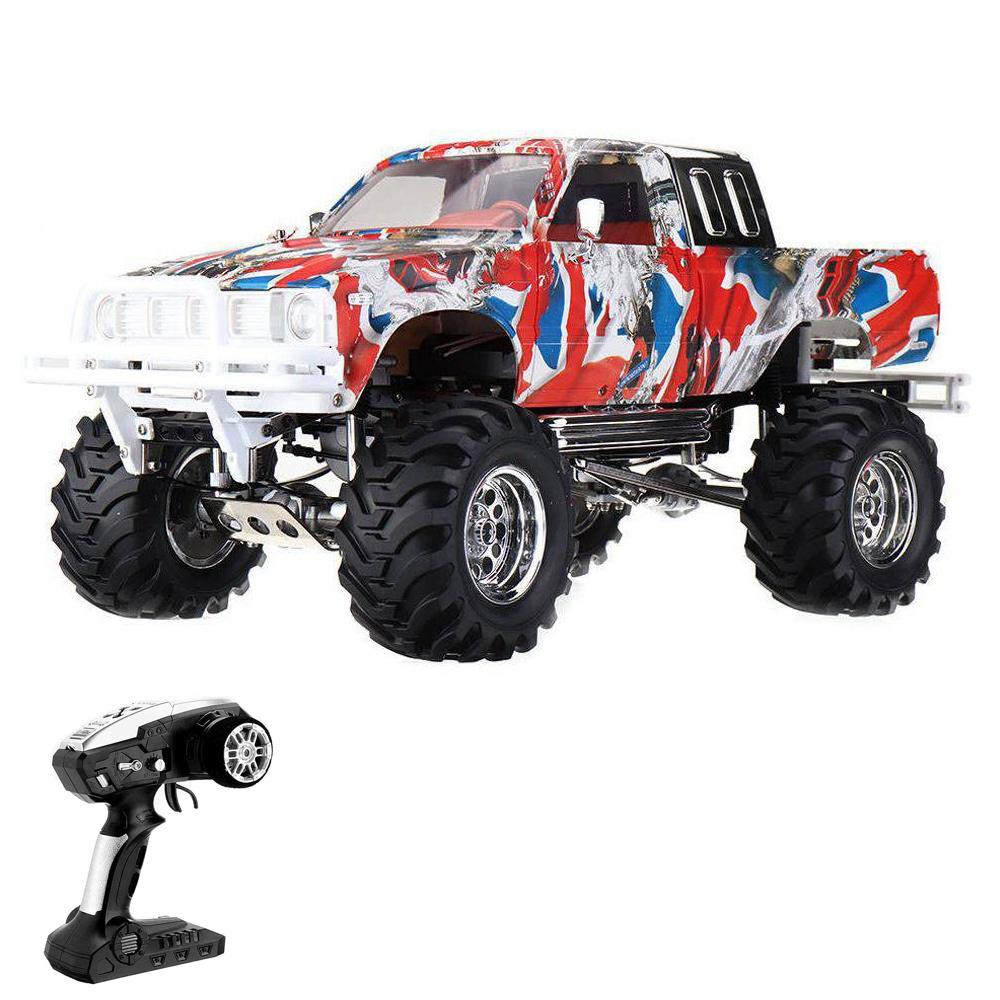 

HG P407 1:10 2.4G 4WD Brushed Metal Off-road Climbing TOYATO Pickup Truck RC Car RTR - Camouflage