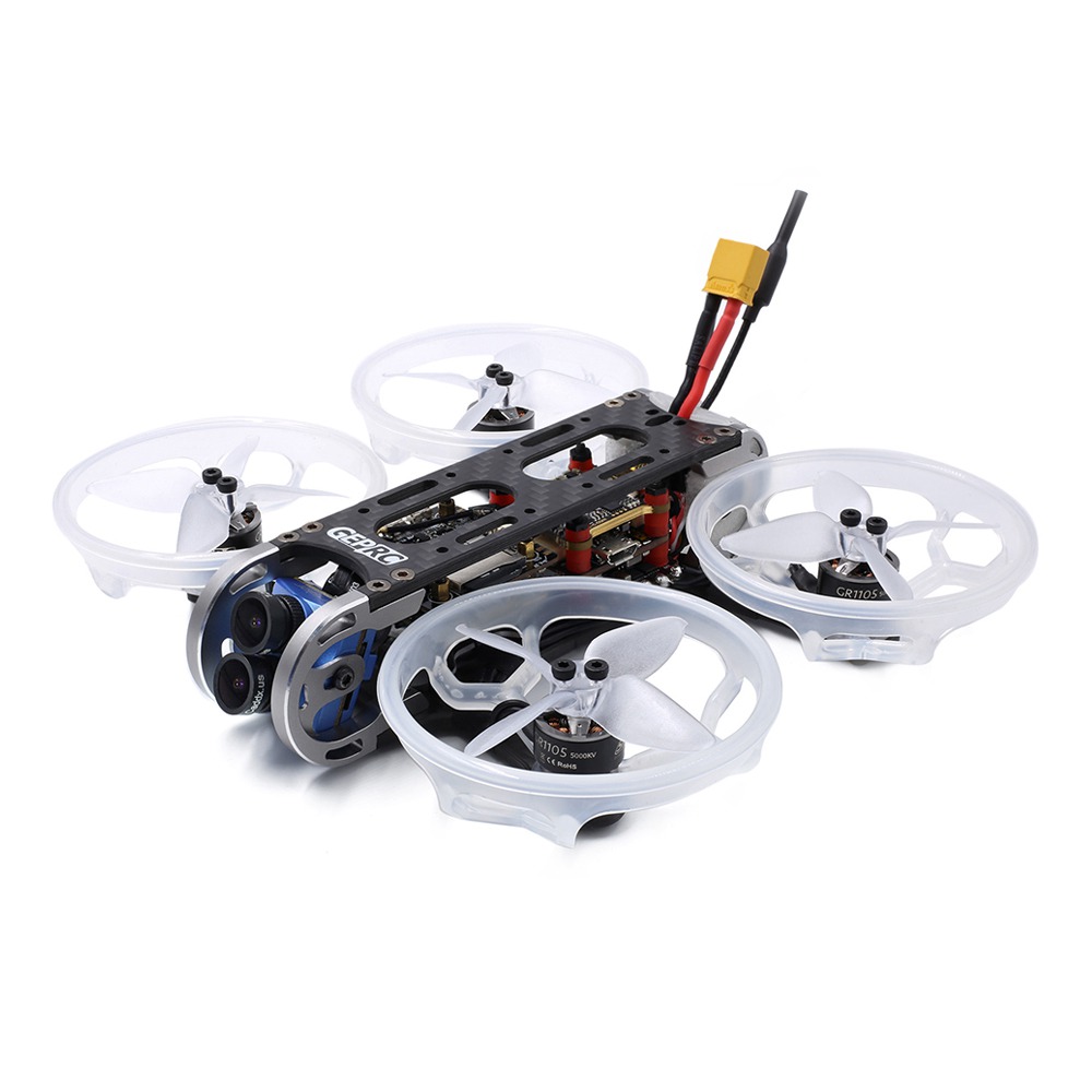 

Geprc CinePro 4K FPV Racing Drone With F7 Dual Gyro 2-6S 35A BLheli_32 Caddx Tarsier Dual Lens Cam BNF - Frsky R9MM Receiver
