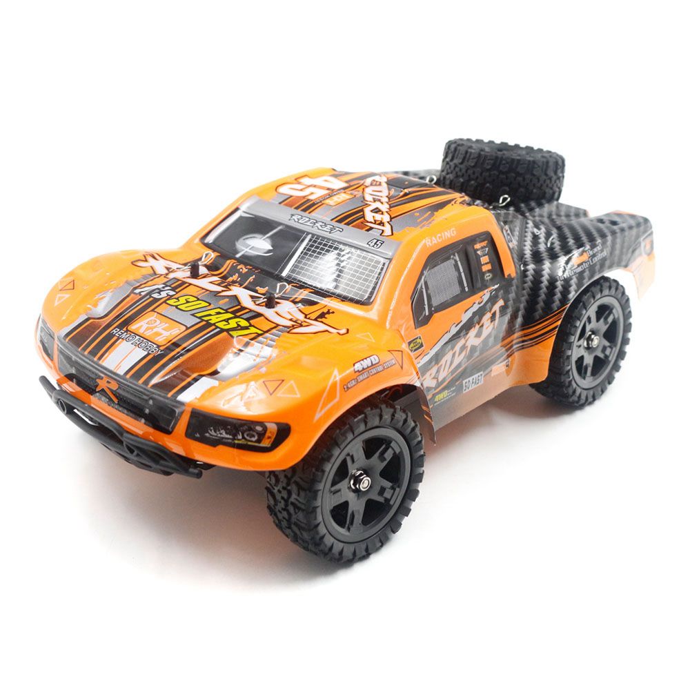 

Remo Hobby 1625 Rocket 2.4G 1/16 4WD Brushless Electric Short Course Truck RC Car RTR - Orange