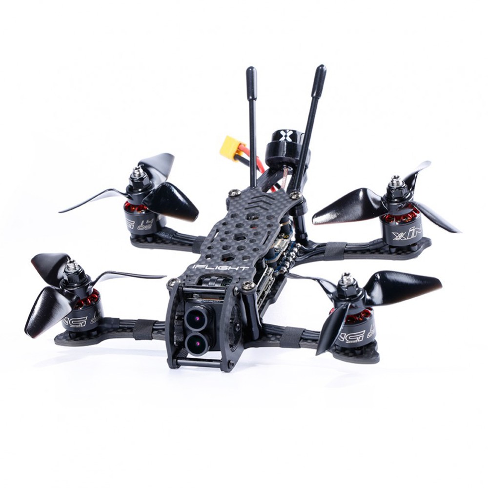 

iFLIGHT IH3 4K FPV Racing RC Drone SucceX F7 TwinG Mini V3 35A SucceX V3.0 VTX Caddx Tarsier 4K Cam BNF - TBS Crossfire Nano RX Receiver