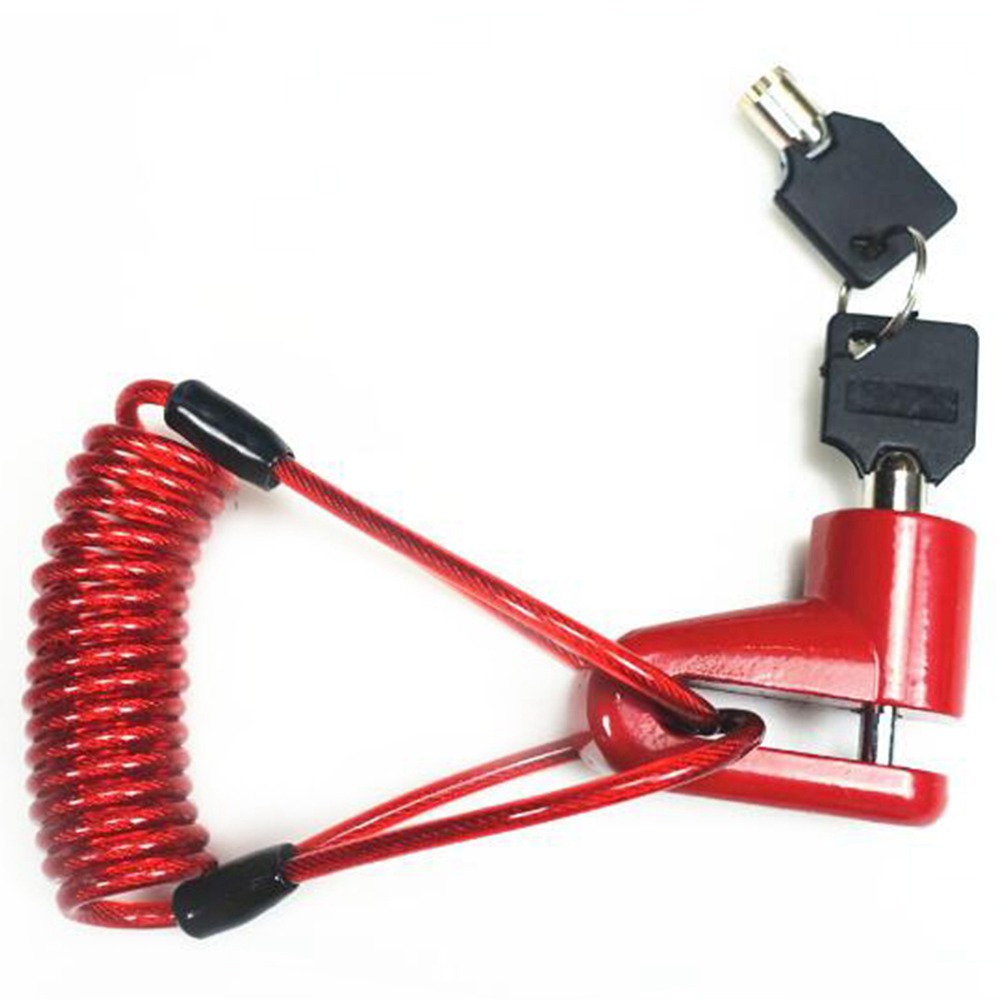 

Anti-theft Disc Brakes Wheels Lock With Wire Rope For Xiaomi Mijia M365 And M365 PRO Electic Scooter - Red