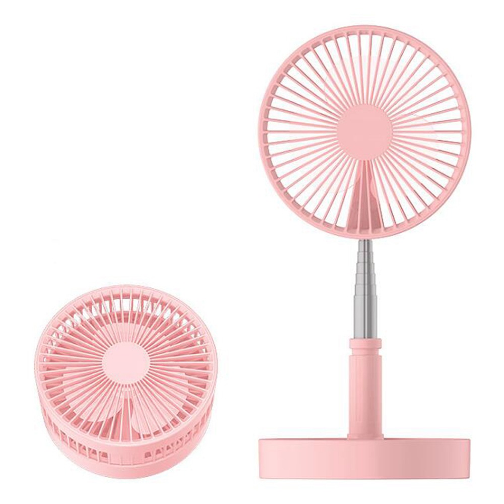 

Mini Foldable Stretchable Fan Ultra Compact Pedestal Fan 7200mAh - Pink