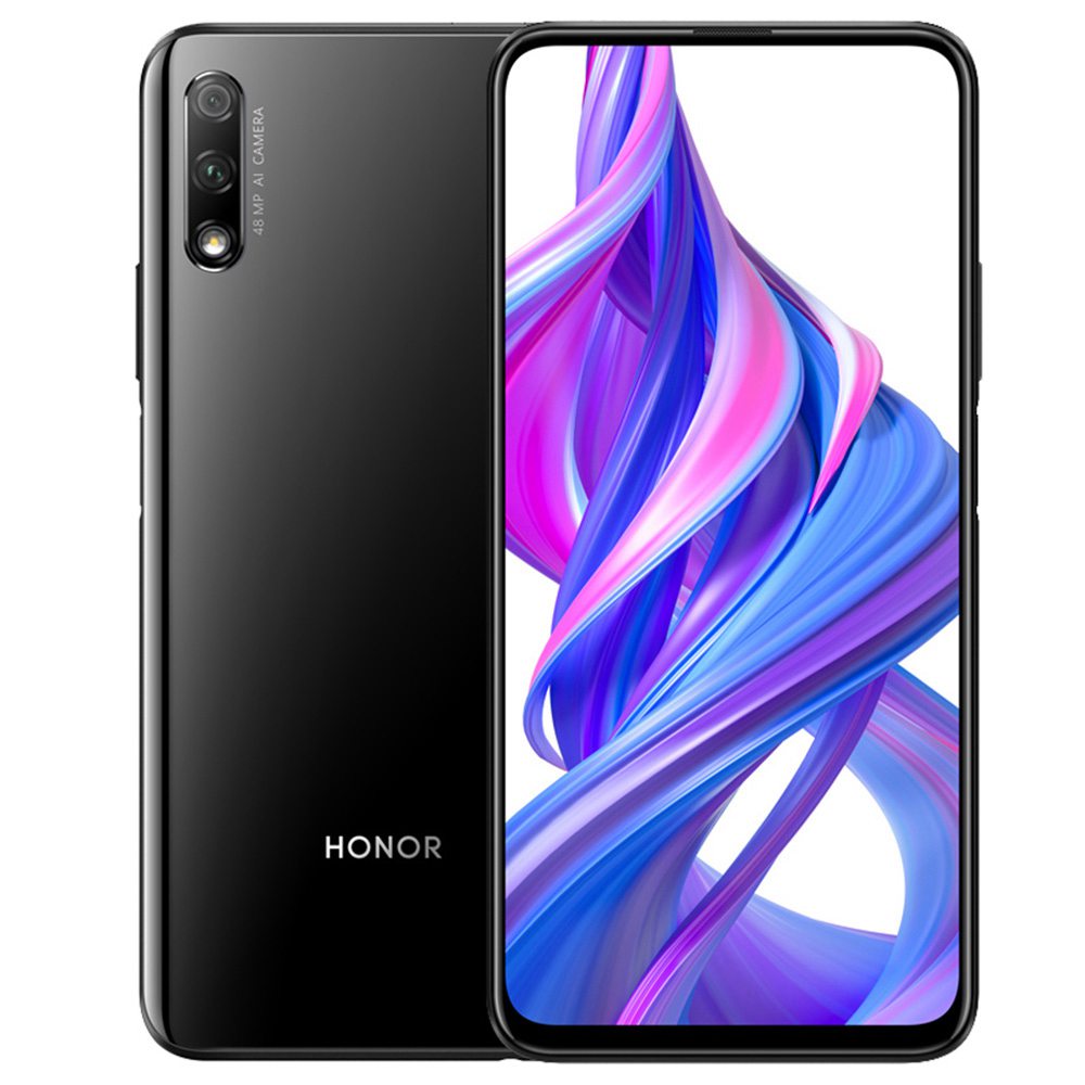 

HUAWEI Honor 9X CN Version 6.59 Inch 2340*1080P Screen 4G LTE Smartphone Hisilicon Kirin 810 4GB 64GB 48.0MP + 2.0MP Dual Rear Cameras Android 9.0 Dual SIM - Black