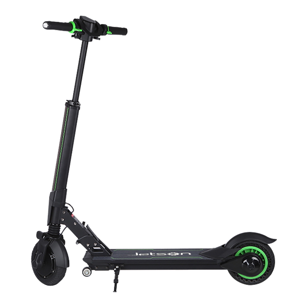 E1 Portable Folding Electric Scooter 8.5-inch Tires 300W Motor Green
