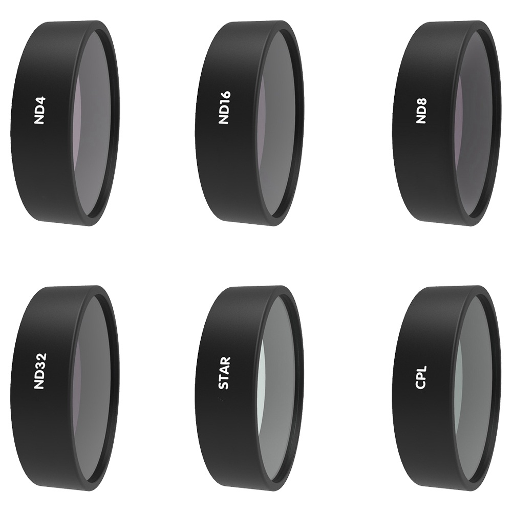 

Expanding Accessories STAR/CPL/ND4/ND8/ND16/ND32 Lens Filter Set For FIMI X8 SE Foldable RC Drone