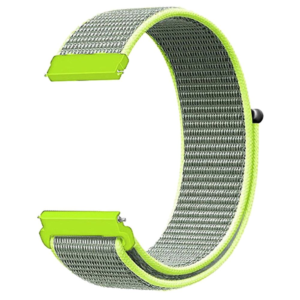 

Replacement Watch Band for Huami Amazfit GTR 47MM Loop Nylon Canvas Strap - Yellow
