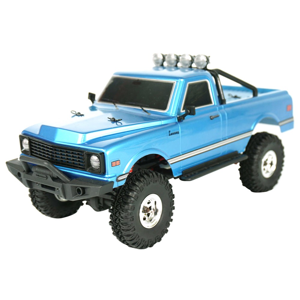 

Hobby Plus CR-18 Convoy Body 1/18 2.4G 4WD Brushed MINI RC Crawler Climbing RC Car With LED Light RTR - Blue