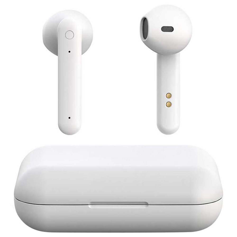 S13 TWS Bluetooth 5.0 Earbuds HiFi Sound Binaural Call 400mAh Charging Box - White