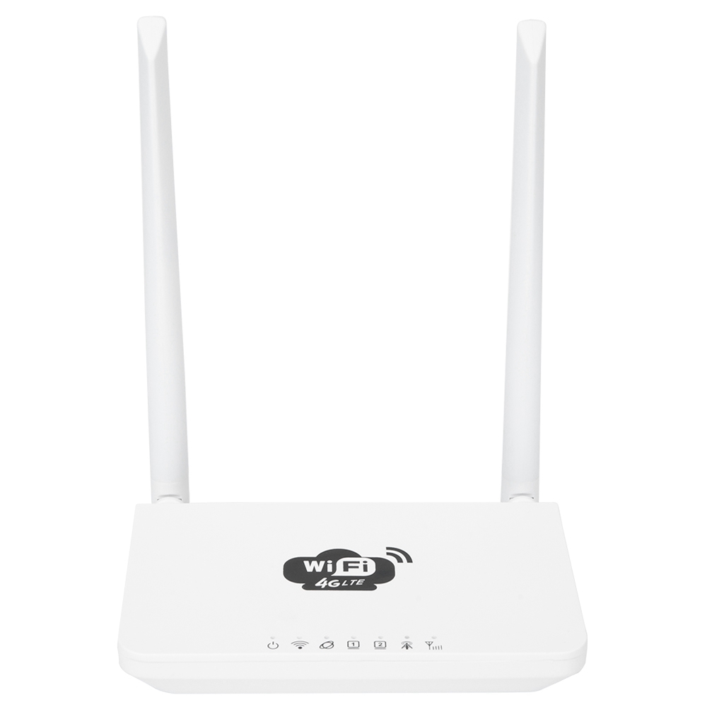 

CP6 4G LTE Smart WIFI Router 802.11 b/g/n 300Mbps Support SIM Card FDD-LTE/WCDMA/GSM - White