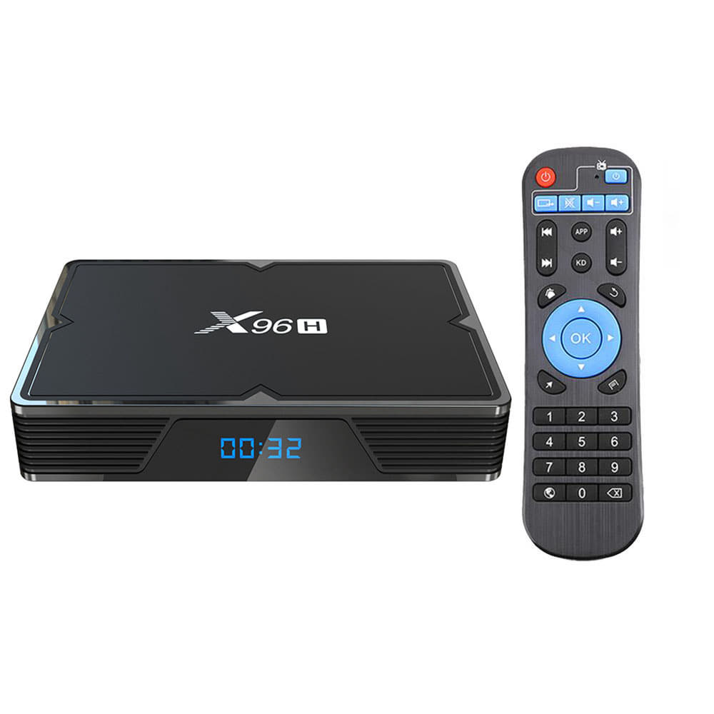 

X96H Allwinner H603 Mali T720 Android 9.0 6K HDR TV BOX 4GB/32GB 2.4G/5.8G WIFI USB3.0 AV HDMI IN and OUT Youtube Netflix