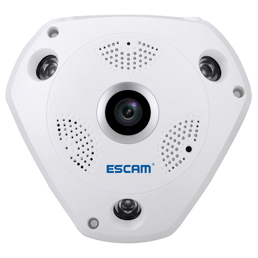 

ESCAM QP180 Shark WiFi Network Camera 960P 1.3MP H.264 Compression Night Vision Monitor supports VR