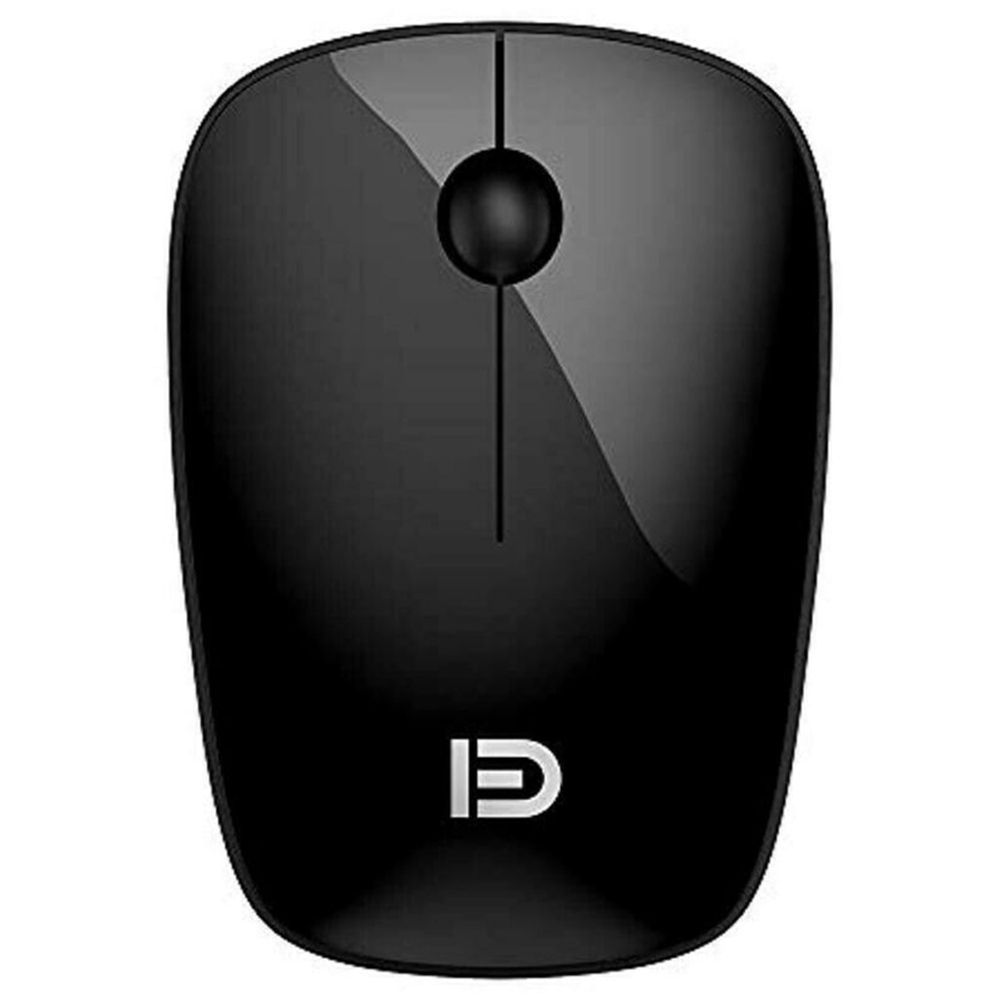 FD i220 Mini Wireless Mouse 1600DPI Slim Optical Ambidextrous Mouse - Black