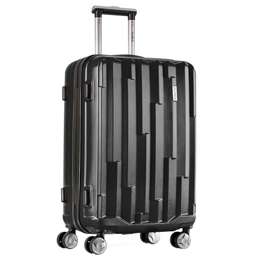 Fliex Hard Shell Travel Cases Trolley Luggages 20 Inch Black