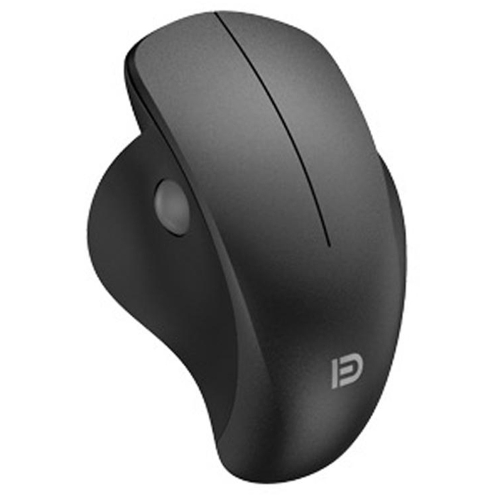 FD I930 Wireless Mouse Side Roller 3 Buttons 1600 DPI Ergonomic Ambidextrous - Black