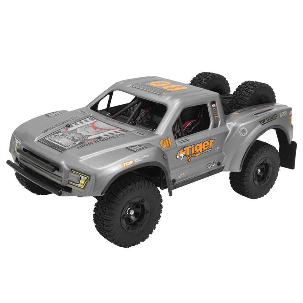 

Feiyue FY08 Tiger Brushless 2.4G 4WD 1/12 35A Waterproof ESC 55km/h Short Course RC Vehicle Car RTR - Gray