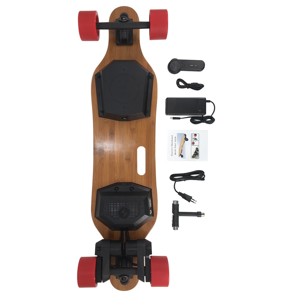 JKING H2B Belt Drive Longboard Electric Skateboard Max 28KM/H Black