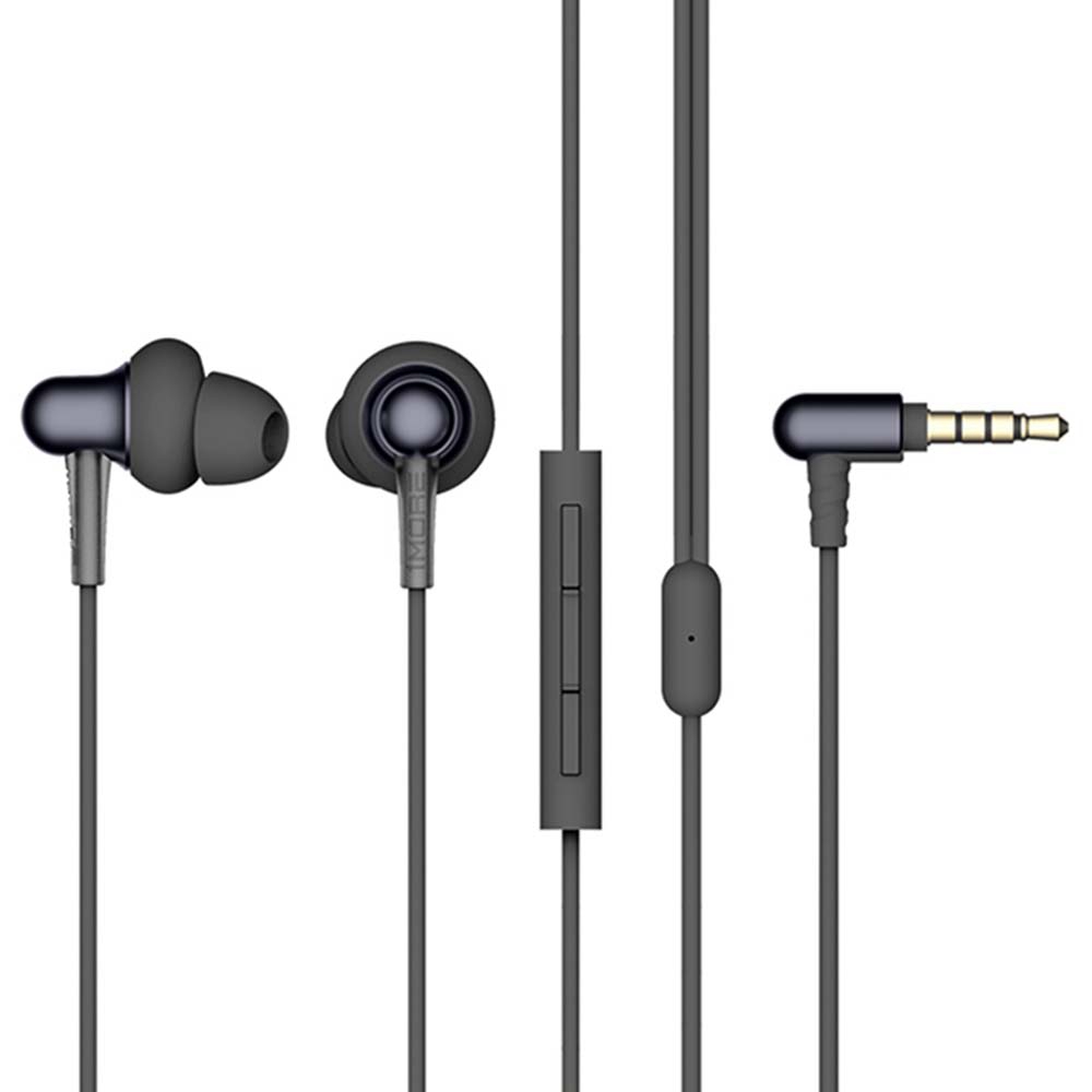 1MORE E1025 In-ear Earphones Dual Dynamic Driver In-line Controls L-Bend Plug