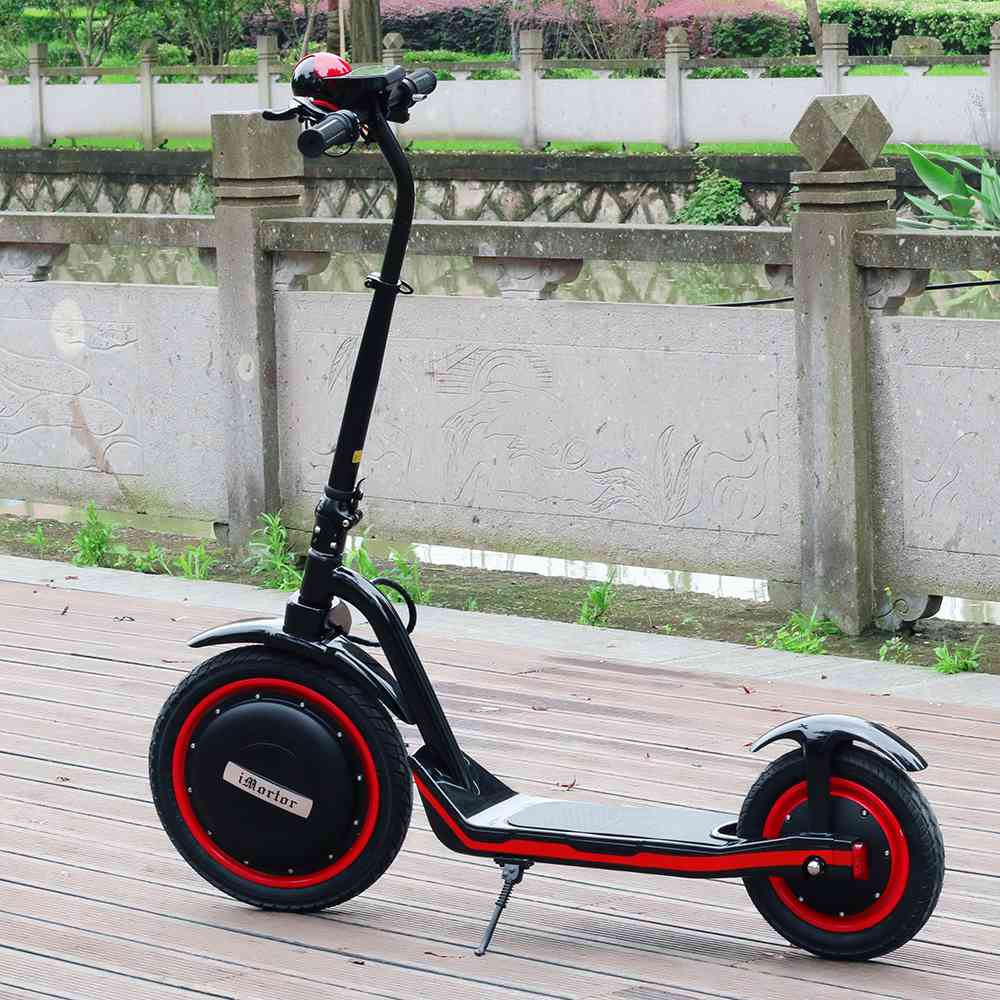 iMortor C1 Foldable Off-road Electric Scooter Max 30km/h Red