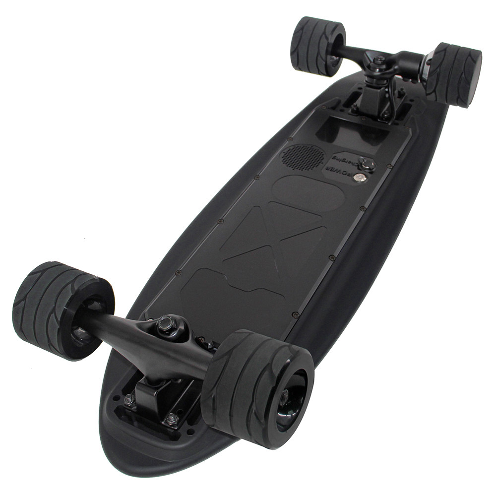 JKING Electric Skateboard Max 25KM/H With Speakers Black