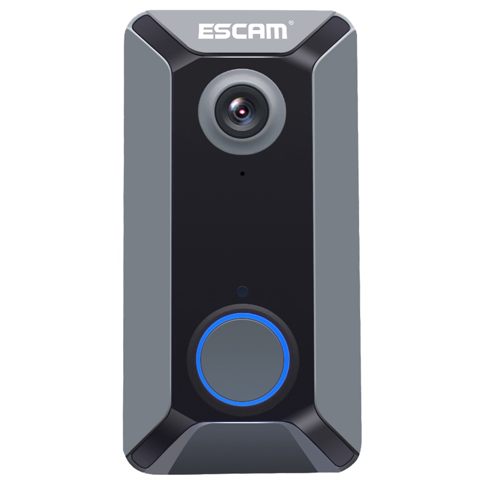 

ESCAM V6 Network Smart Doorbell Security Monitoring Cloud Storage HD Camera - No Chime No Battery