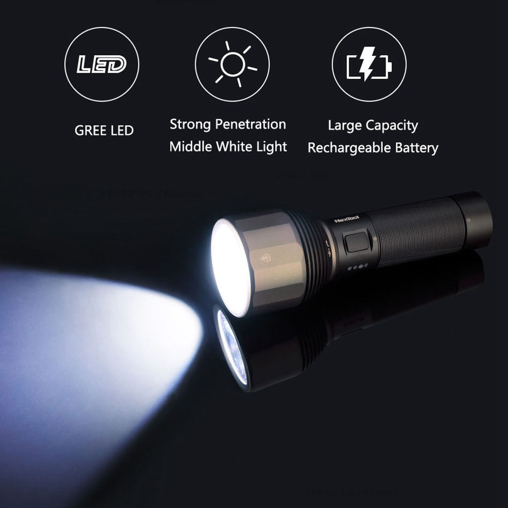 Xiaomi Nextool Outdoor Flashlight 2000 Lumens IPX7 5 Models Black