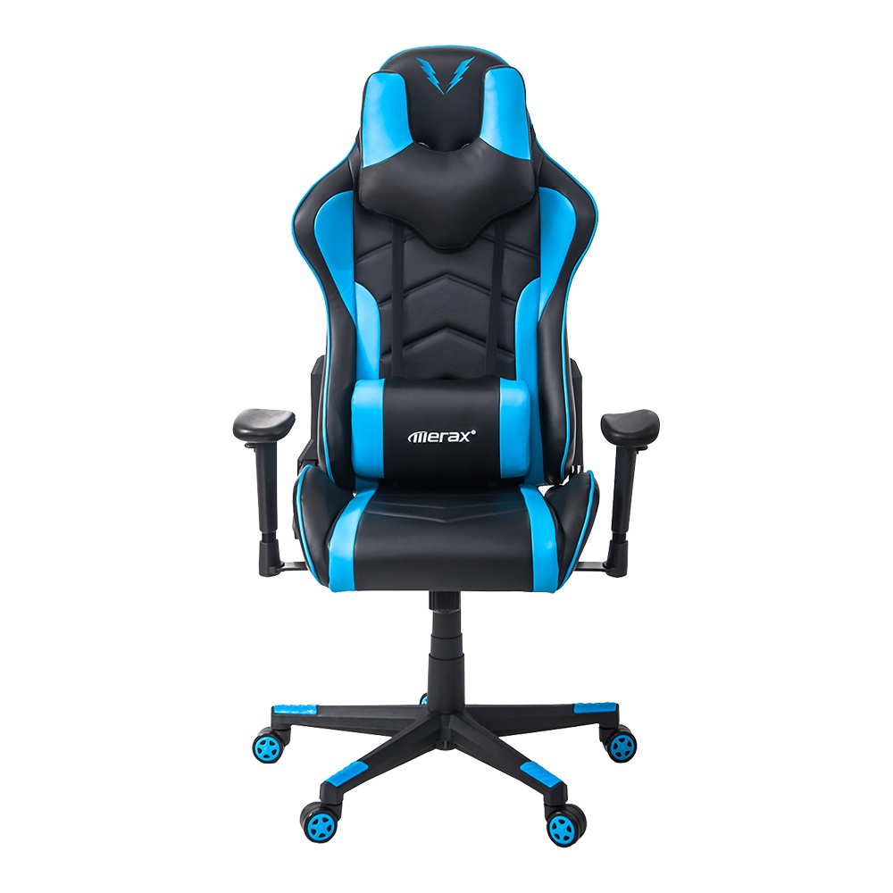 Merax U-Knight Series Racing Style Gaming Chair PU Leather Blue
