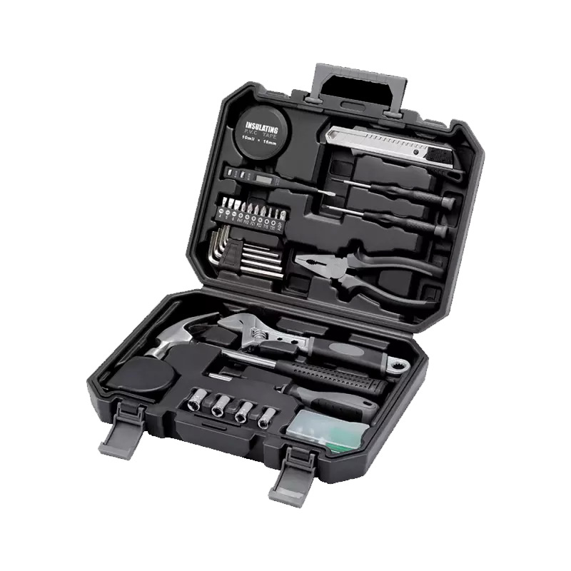 JIUXUN TOOLS 60-in-1 toolkit voor huishoudelijk gebruik Reparatie met spijkerhamer Beweegbare sleutel Draadschaar Kruiskopschroevendraaier door Xiaomi Youpin