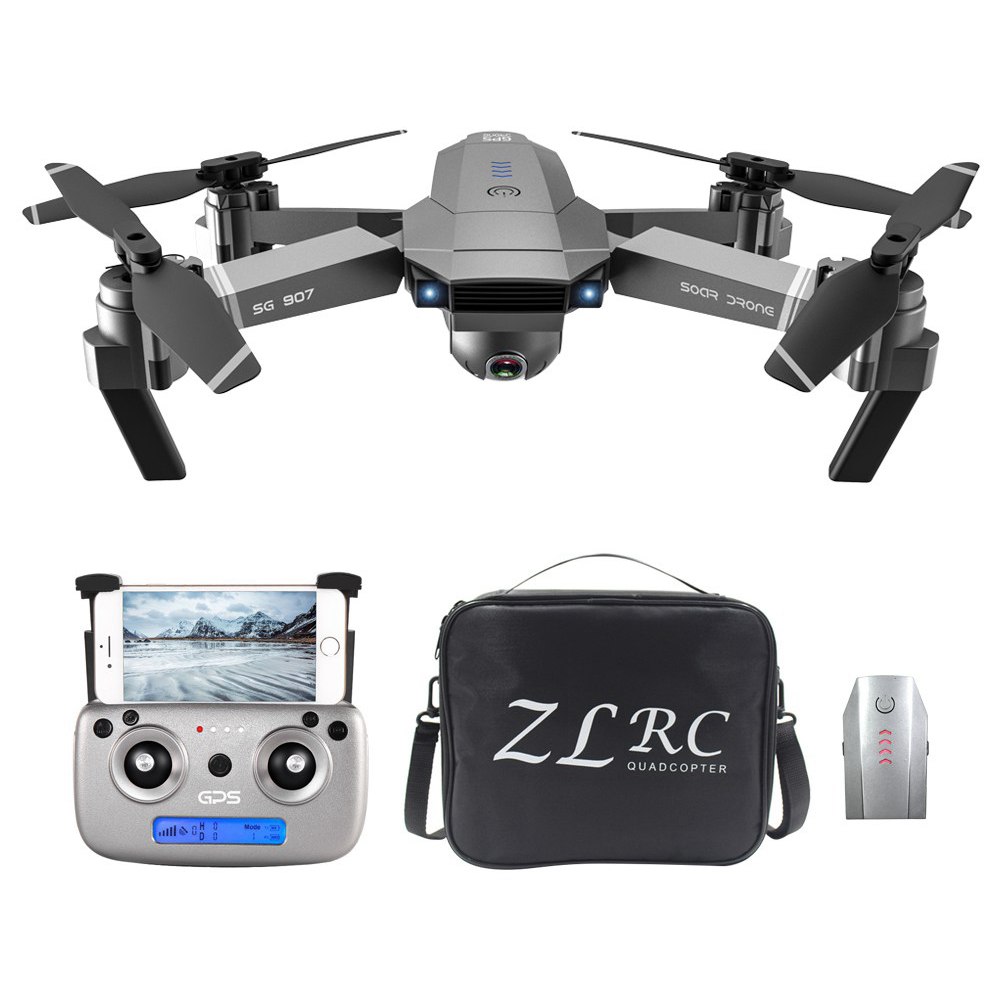 

ZLL SG907 4K 5G WIFI FPV GPS Foldable RC Drone With Adjustable 120 Degree Wide-angle Camera 50x Zoom Optical Flow Positioning RTF - Two Batteries With Bag