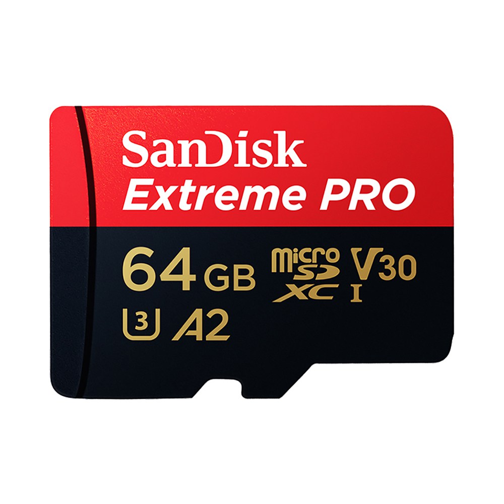 

SanDisk Micro SDXC Extreme Pro UHS-I Memory Card 64GB 170 MB/s Read (SDSQXCY-064G-ZN6MA